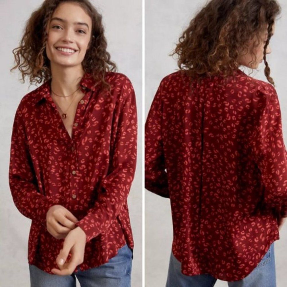 NWT Anthropologie Farm Rio Magda Button Down | S
